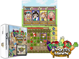Puzzle de Harvest Moon (USA) Cover